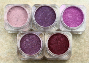 Mineral Eye Shadows 5-Stack: Purple Paradise